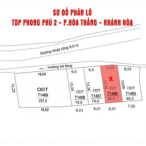 Alternative view of Lô đất TĐC Đất Lành - Vĩnh Thái - DT: 64m2 - Đường rộng 13m - Diện tích: 64m2 ngang 4m.